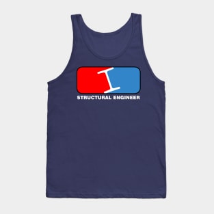 Structural Engineer League White Text Tank Top